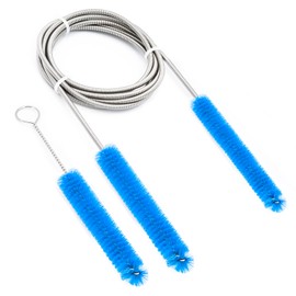 CPAP Hose Cleaning Brush and Handy Brush Suitable for Cleaning 7 Feet Tubing and 22mm 19mm 15mm Diameter Tubing (Blue)