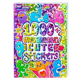 Fashion Angels Care Bear 1000+ Unbearably Cute Stickers for Kids, Fun Craft , Scrapbooks, Planners, Gifts and Rewards, 40-Page Sticker Book for Ages 6 and Up