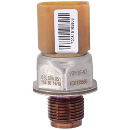 Doo Engy Fuel Pressure Sensor Fuel Pressure Sensor for A1 A3 8P A4 B8 A5 8T A6 C7 4G C6 4F Q3 8U Q5 8R Transporter T6 Beetle 5C Ca-ddy Sha-ran 7N Tou-ran 1T Craf-ter 1.6 2.0 TDI