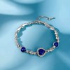 Importacion Brazalete Esclava Pulsera Titanic Corazón Del Mar Azul