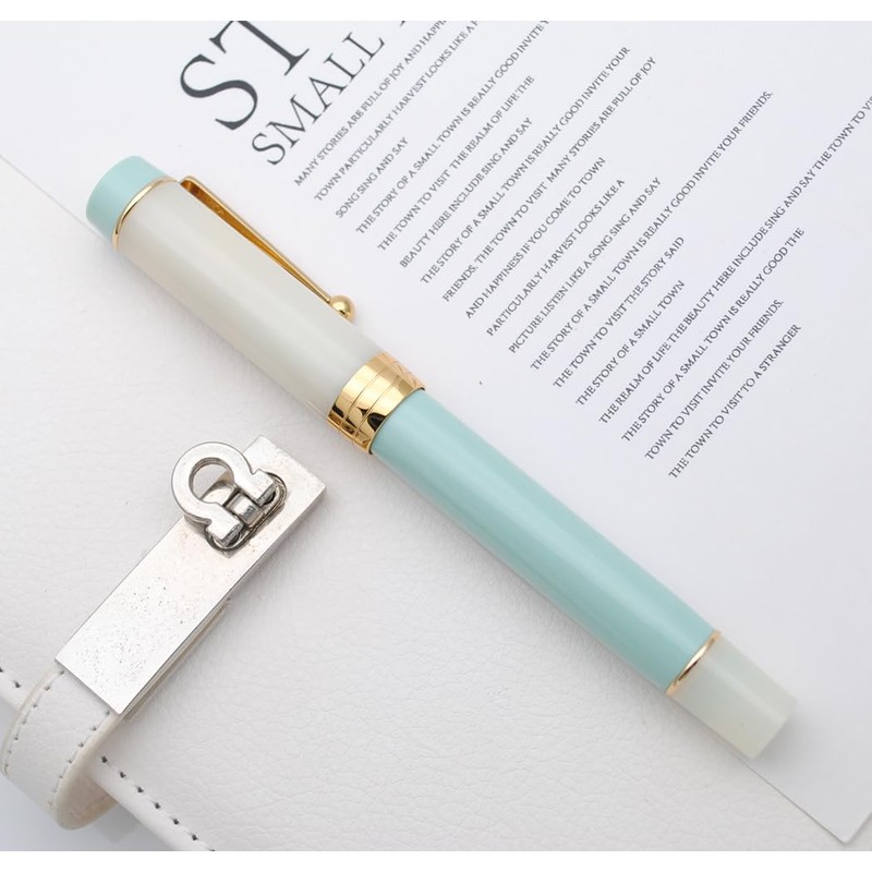 JINHAO 100 Fountain Pen with Ink Converter (Medium Nib 0.7mm,
