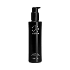 J Beverly Hills Platinum 5 In 1 Leave-in Styling Emulsion Cream with Argan Oil for Heat Protection, 8 Oz