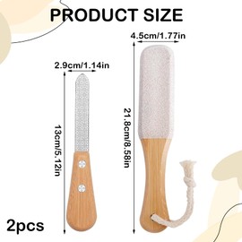 2PCS Pumice Stone for Feet White Pumice Stone Double Sided Foot Pumice Feet Hard Skin Remover Foot Files Scrubber Foot Grater Applicable to Foot Cracked Heels Dead Skin or Hard Skin