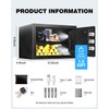 Fdsutvit Safe Box 1.5 Cu Ft, Steel Security with Fireproof