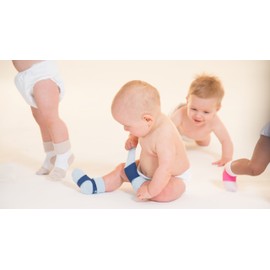 Sock Ons - Clever Little Things That Keep Baby Socks On! 0 - 6 Months Blueberry