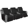 Easy-Going Recliner Sofa Cover with Console, Reversible Couch Cover for