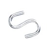 Faithfull CHSH5010 5mm S Hooks Galvanised (Pack of 10)