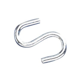 Faithfull CHSH5010 5mm S Hooks Galvanised (Pack of 10)