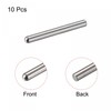 TOP-VIGOR 10Pcs 5mm x 50mm Dowel Pins Shelf Support Pegs,