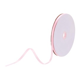 DMiotech 1/4 Inch 70 Yards Satin Ribbon Thin Double Face Fabric Grosgrain Ribbon for Gift Wrapping Floral Hair Flower Bouquet, Light Pink