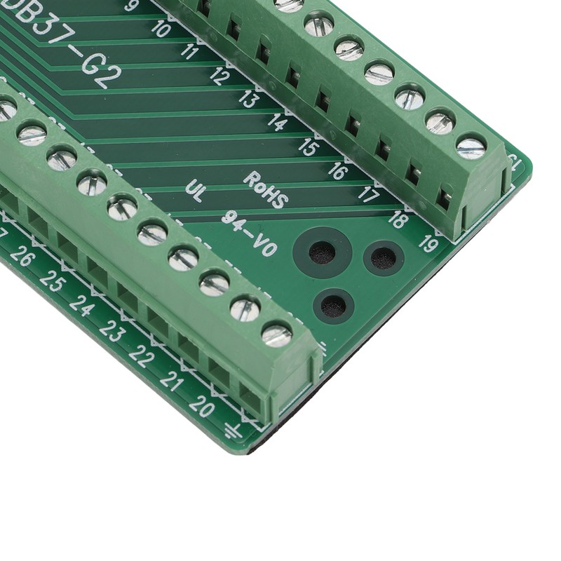 DB37 Breakout Connector Terminal Board Straight PCB Insulated Anti Interference