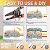 100pcs Lever Wire Connectors, 1 in 1 out Inline Electrical