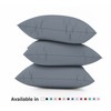 MistyMorning Pillow Cases 4 Pack - Standard Size (50x75+15cm), Egyptian