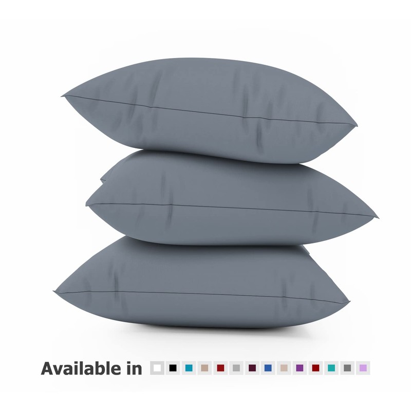 MistyMorning Pillow Cases 4 Pack - Standard Size (50x75+15cm), Egyptian