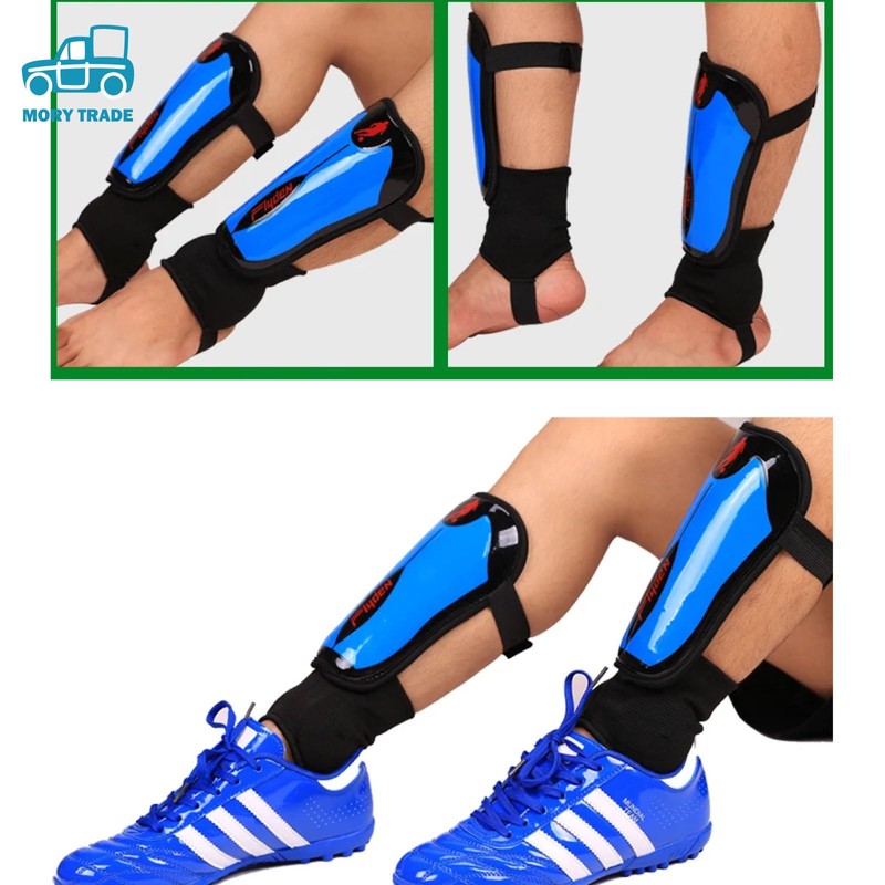 morytrade Shin Guards (Adult Blue)