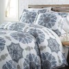3 Piece All Seasons Queen Medallion Farmhouse Style Boho Duvet