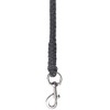 PFIFF 102963 Lead Rope with Carabiner Hook, Plain Knit, Grey,