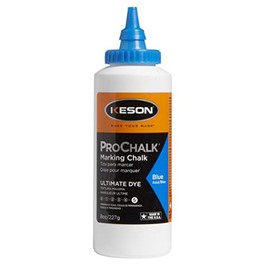 Keson Marking Chalk Refill, Blue, 8 Oz (GG304)