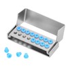 EustomA Burs Holder Block Case for 16 Holes High Temperature