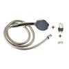 Shower Head with Hose Including 3 Jet Types with Bracket