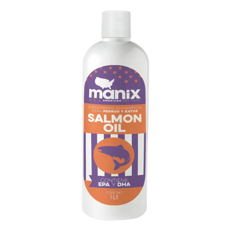 Salmon Oil Aceite De Salmón Manix 1 Lt
