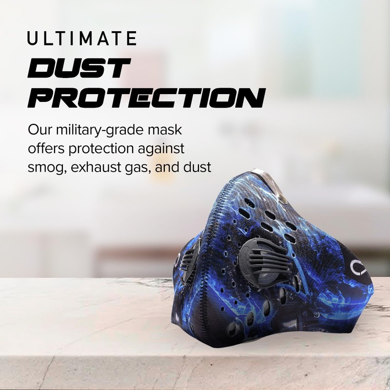 ECO-GEAR Anti Pollution Face Mask Military Grade | Smoke, Exhaust
