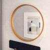 HBCY Creations Gold Round Wall Mirror - 24 Inch Large
