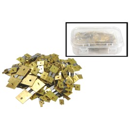 TAURISH Clock Suspension Springs Pack of 100 for English, French, and German Grandfather, Wall, and Mantle Clocks - Essential Clock Repair Parts