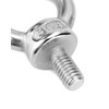 QWORK Pack of 20 M6 304 Stainless Steel Eye Bolts