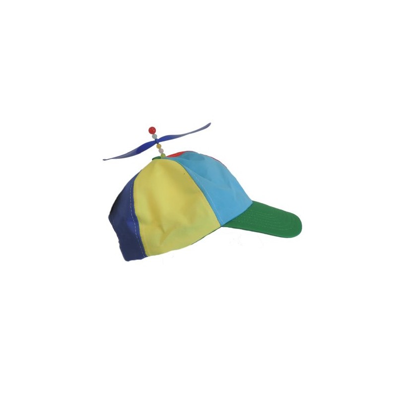 Adult Multi-Colored Baseball Spinning Propeller Hat