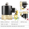 Baomain 3/8 inch Brass Electric Solenoid Valve Water Air N/C