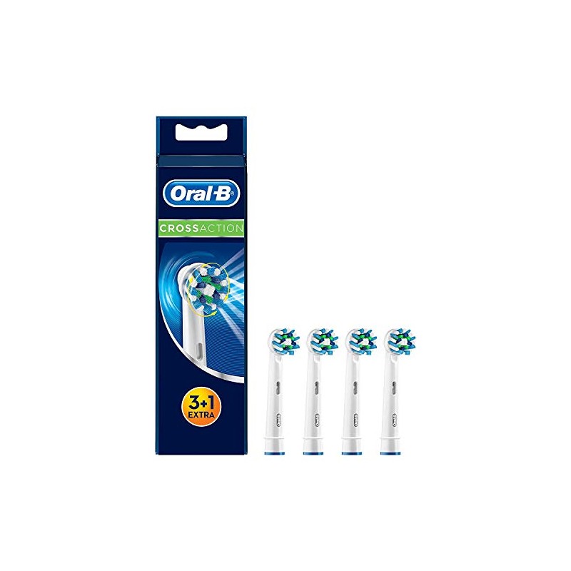 Oral B Cross Action - 4 cabezales de cepillo para