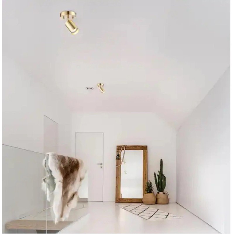 Globe 59765 ElectricPratt 4.8 in. 1-Light Matte Brass Track Lighting