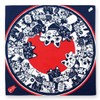 Kenema Japanese miscellaneous goods Hand printed small furoshiki wrapping cloth
