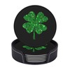 St Patrick's Day Shamrock Coasters Set of 6, Drink Coasters