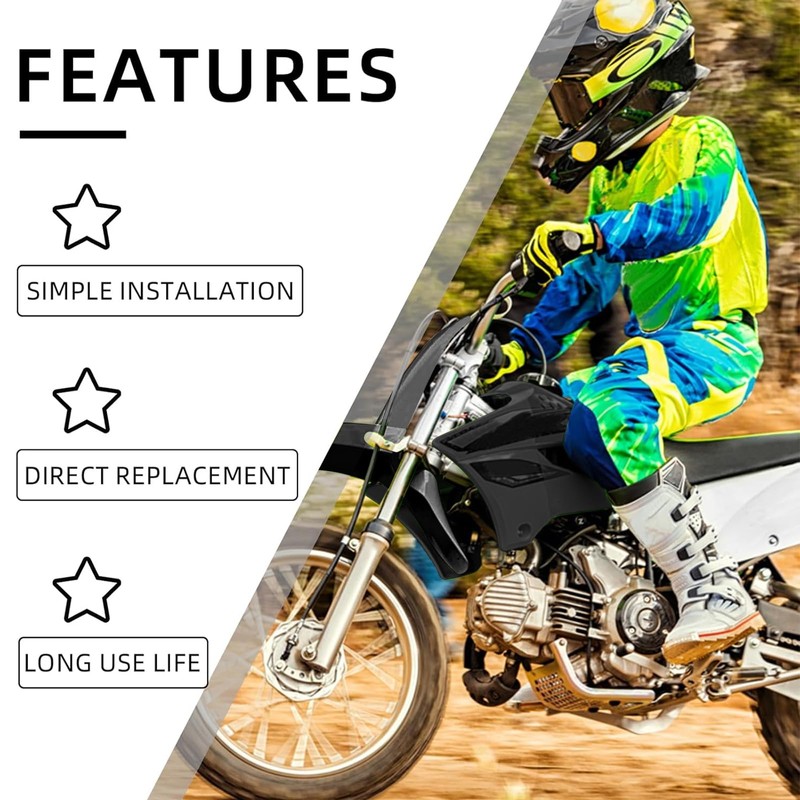 BAOUFF Plastics Kit for KLX110,Dirt Bike Fairing Body Work Set