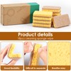 Foribyw 18 Pack Biodegradable Kitchen Sponges, Natural Plant Based Scrub