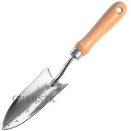 GREBSTK Gardening Shovels Stainless Steel Transplanter Garden Trowel Hand Trowel Depth Marker Measurements Shovel Tool
