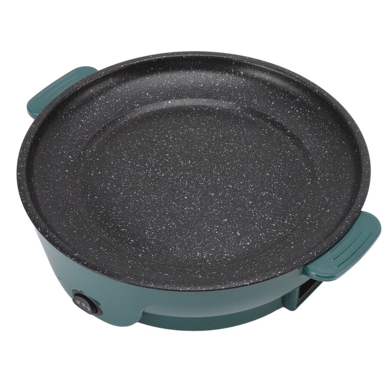 Electric Grill Pot 22cm Large Caliber Nonstick Multifunctional Electric Grill