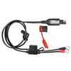 OptiMATE MONITOR O-128, Permanent battery lead with integrated battery status/charge