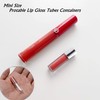 45Pcs Reusable Lipstick Bottle, 1.2 ML Lip Gloss Tube Empty