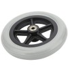 Wheelchair Casters 7" (176mm) 608ZZ Bearings Rubber