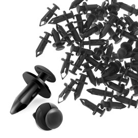 Vkinman Plastic Fender Clips Body Rivets Replacement for Honda Rancher Foreman Rubicon Rincon TRX680 TRX650 (100-Pack)