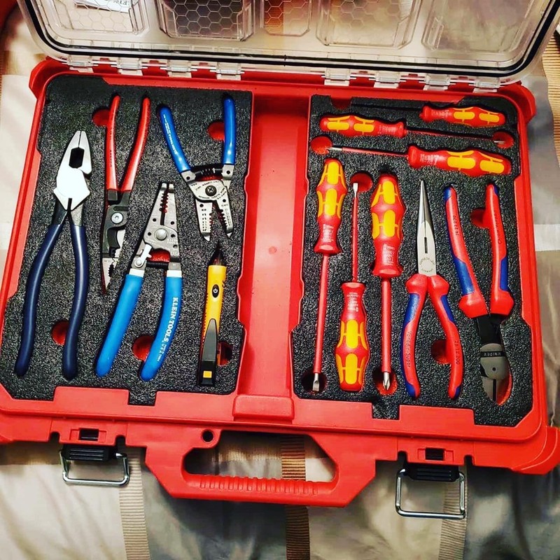 Kaizen Insert Compatible with Milwaukee Packout 48-22-8436 Low-Profile Compact Organizer