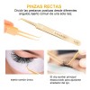 pinza L Nagaraku N-07 Para Pestañas De Volumen