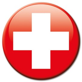 Switzerland Flag Fridge Magnet Country Flags Travel Souvenir Fridge Magnet Strong Large 50mm