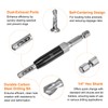 HARFINGTON Self Centering Drill Bit Set 7/64", 1/4" Hex Shank