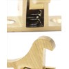 QWORK Brass Heavy Duty Elbow Latch Cabinet Door/Window Catch, 4