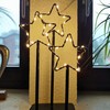 ToCi Decorative Stand Star with LED Lighting Metal Candlestick with