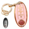 WENHENI Keyless Entry Systems Key for Nissan Key Fob Cover